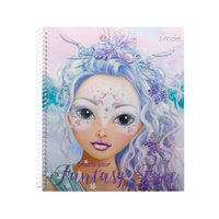 Fantasy Model Create your Fantasy Face Sticker & Stencil Book