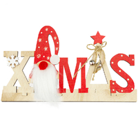 Christmas Decor Stand Xmas With Santa Design