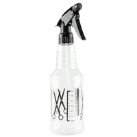 Hair Spray Bottle Transparent Barber Design Large