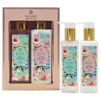 Summer Bloom Lusious Body Wash And Body Lotion 260ml Floral Design Duo Gift Set