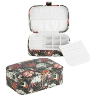 Lulu Grace Paradise Bliss Print Design Jewellery Box 15.8 x 11.5 x 5.2cm