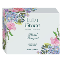 Lulu Grace Private Collection Classic Floral Bouquet Luxury Soap Bar Twin Pack 2 x 100g