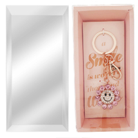 Lulu Grace Fashion Key Ring A Smile Is Worth A Thousand Words Design