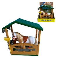 Kids Classic Horse Collection Horse Stable With Horse 19.5 x 12 x 25cm