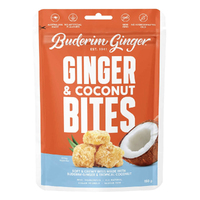 Buderim Ginger Ginger & Coconut Bites 150g
