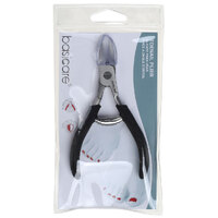 Basicare Stainless Steel Toenail Plier Rubberized Handle