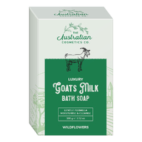 The Australian Cosmetics Company Goats Milk Bath Soap Wild Flowers 100g