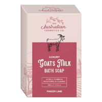 The Australian Cosmetics Company Goats Milk Bath Soap Finger Lime 100g