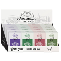 The Australian Cosmetics Company Goats Milk Bath Soap 16 x 100gm Set