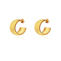 Culturesse Maxine Fashionista Chunky Bowl Earrings 