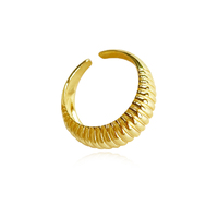 Culturesse Lune Parisian Gold Vermeil Open Ring