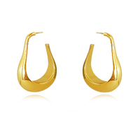 Culturesse Tory Modern Muse Solid Bowl Earrings