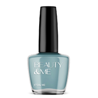 Beauty & Me 'Steal' Soft Green ' Blue Nail Polish 12ml