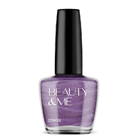 Beauty & Me 'Zombie' Two Tone Metallic Mid Purple Nail Polish 12ml