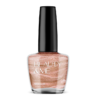 Beauty & Me 'Treasure' Two Tone Metallic Light Pinky ' Bronze Nail Polish 12ml