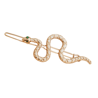 Culturesse Anemone Gold Serpent Barrette