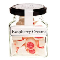 The Lolly Shop Raspberry Cream 130gm Old Fashioned Lollies Sweets