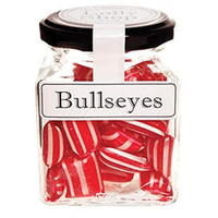 The Lolly Shop Peppermint Bullseyes 130gm Old Fashioned Lollies Sweets