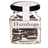 The Lolly Shop Humbugs 130gm Old Fashioned Lollies Sweets