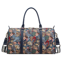 Henney Bear Parrot Song Overnight Bag 