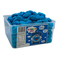 Chunky Funkeez Blueberry Clouds Tub Candy Lollies Sweets Bulk Pack 1.45kg