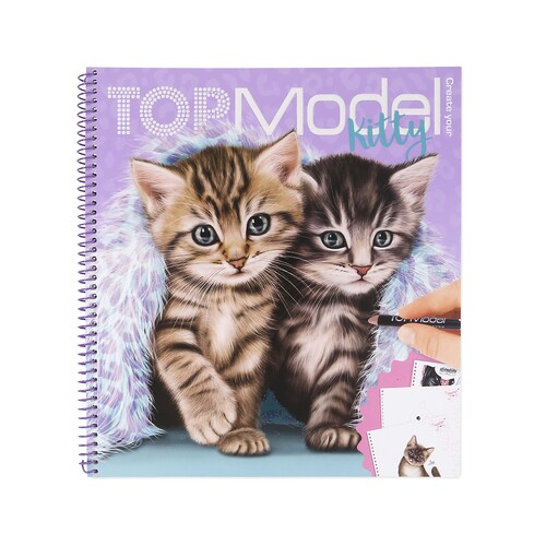 Top Model Kitty Kitten Colouring Book