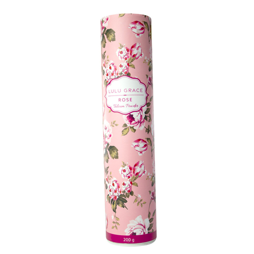 Lulu Grace 200gm Rose Talc Talcum Powder