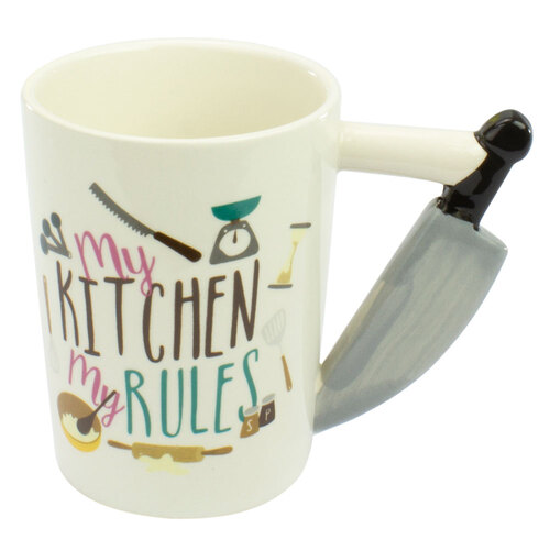 Curtis & Wade Novelty Mug Kitchen Knife Handle