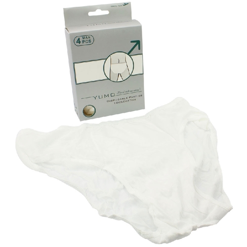 Safe Home Care 4-Piece Men Disposable Panties Medium