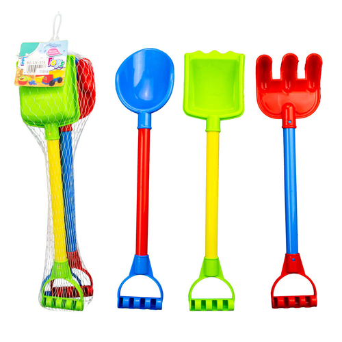 Kids Beach Spade Play Set 46cm 3 Piece Set