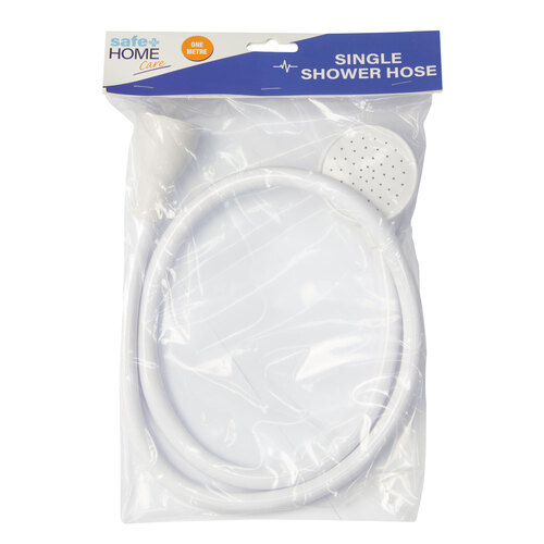 Safe Home Care 1m Push On Single Shower Hose