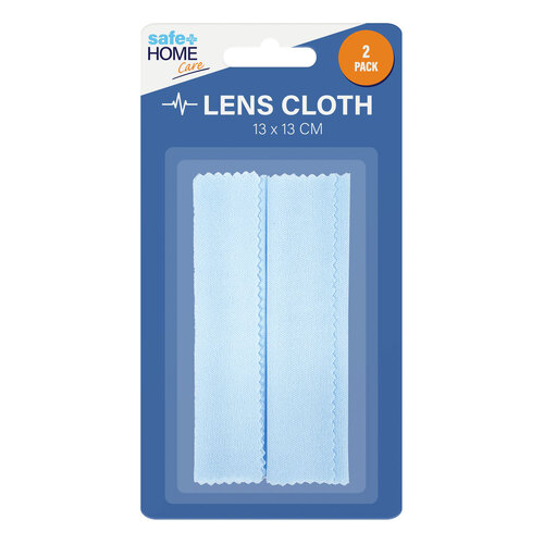 Safe Home Care Lens Cloth 13 x 13cm 2pc