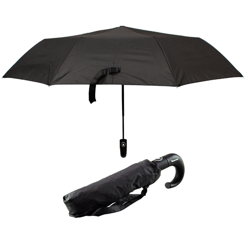 Umbrella Adjustable U Shaped Handle Black Design 