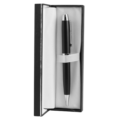 Pen Gift Set Of 1 Black And Silver In Black Case