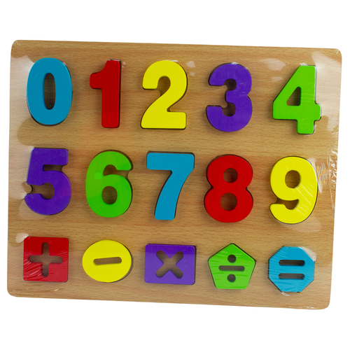 Kids Early Learning Wooden Puzzle Math Design