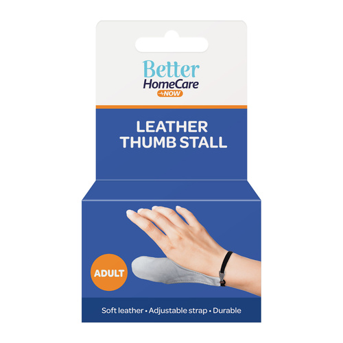 Better Home Care Now Adult Leather Thumb Stall 14.5 x 4.5cm