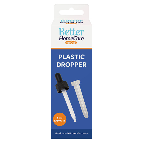 Better Home Care Now Dropper Plastic