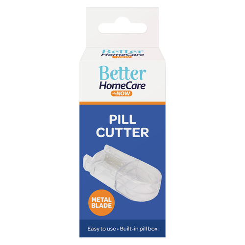 Better Home Care Now Pill Cutter and Compartment 8.5 x 4.7 x 3cm