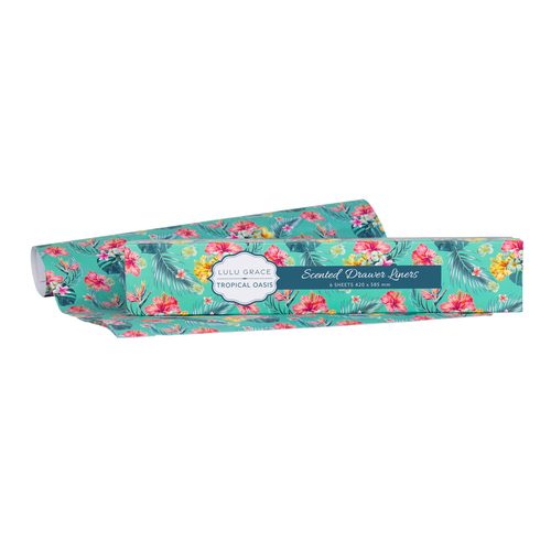 Lulu Grace Drawer Liners Tropical Oasis 42 X 58.5cm