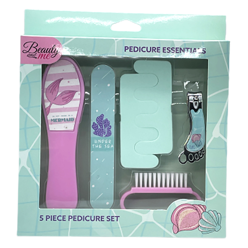 Beauty & Me Mermaid 6 Piece Nail Clipper and Grooming Kit 