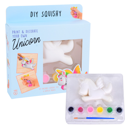 DIY Squishy Paint And Decorate Your Own Unicorn 