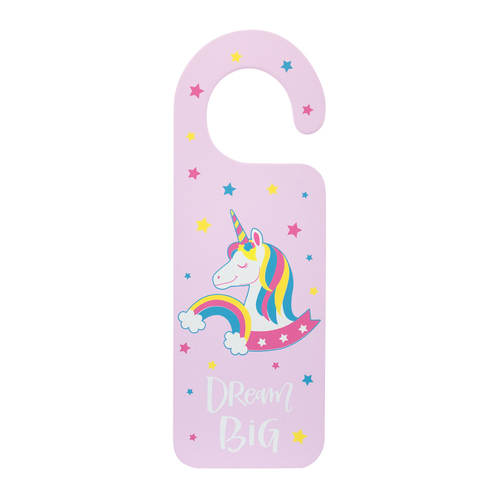 Kids Dream Big Unicorn Door Hanger 26 x 0.6 x 9cm