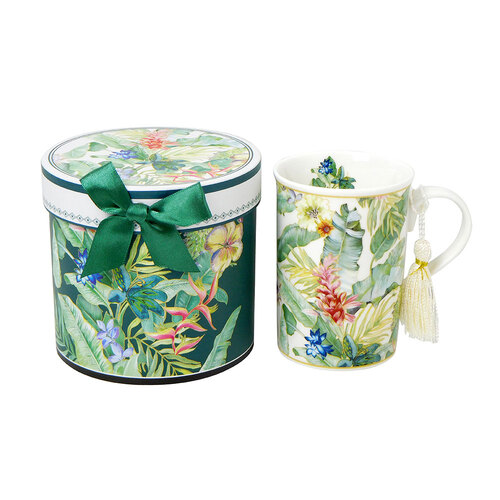 Coffee Tea Mug Botanical Garden Design