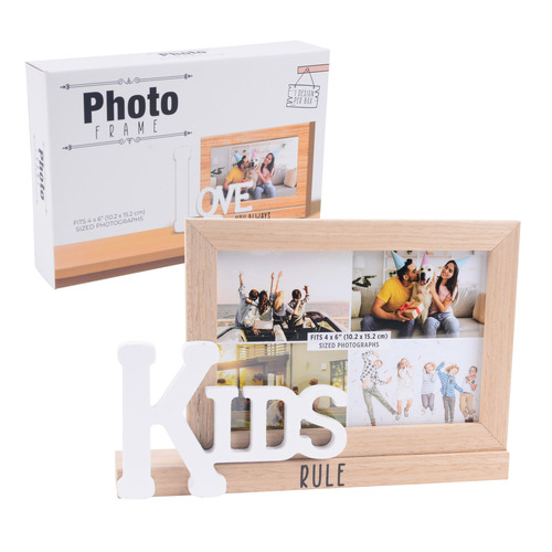 Kids Rule Photo Frame