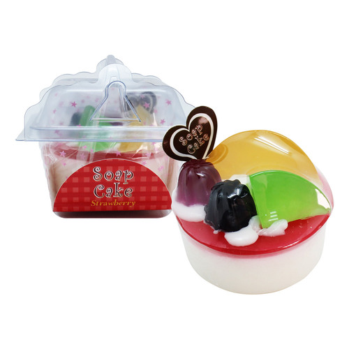 Novelty Strawberry Cake style Soap 115g