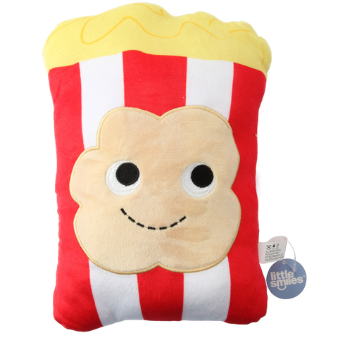 Little Smiles Cushion Plush Popcorn Shape