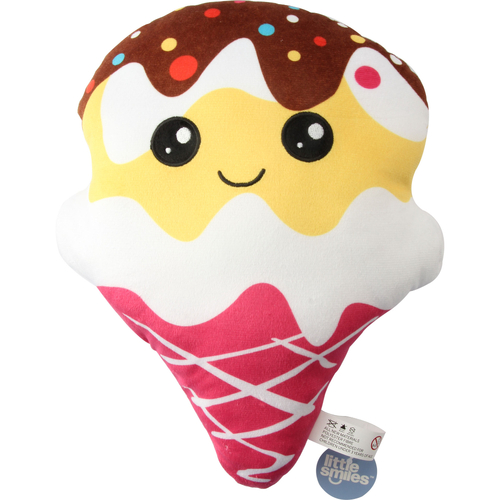 Little Smiles Cushion Plush Ice Cream Shape