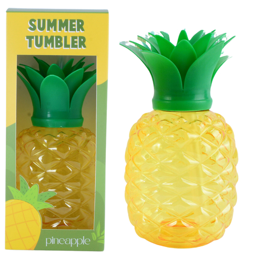 Summer Tumbler For Drinking In Pineapple Design