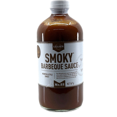 Lillies Memphis Sweet Style Smoky BBQ Sauce 567gm