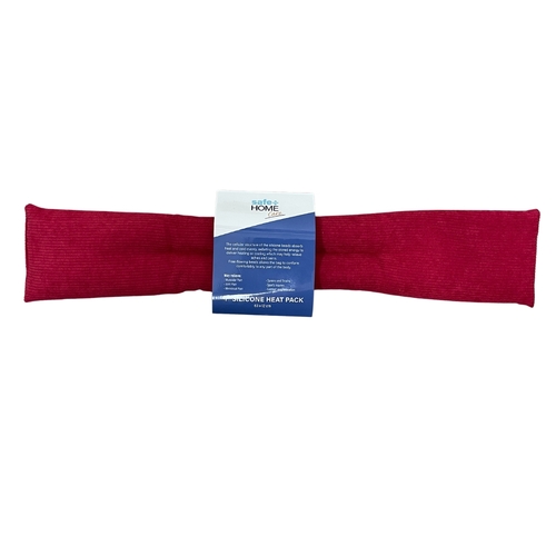 Safe Home Care Red Soft Silicone Heat Pack 63 x 12 cm 